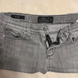 Full length gray jeans